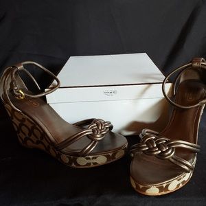 Coach Wedge Sandals